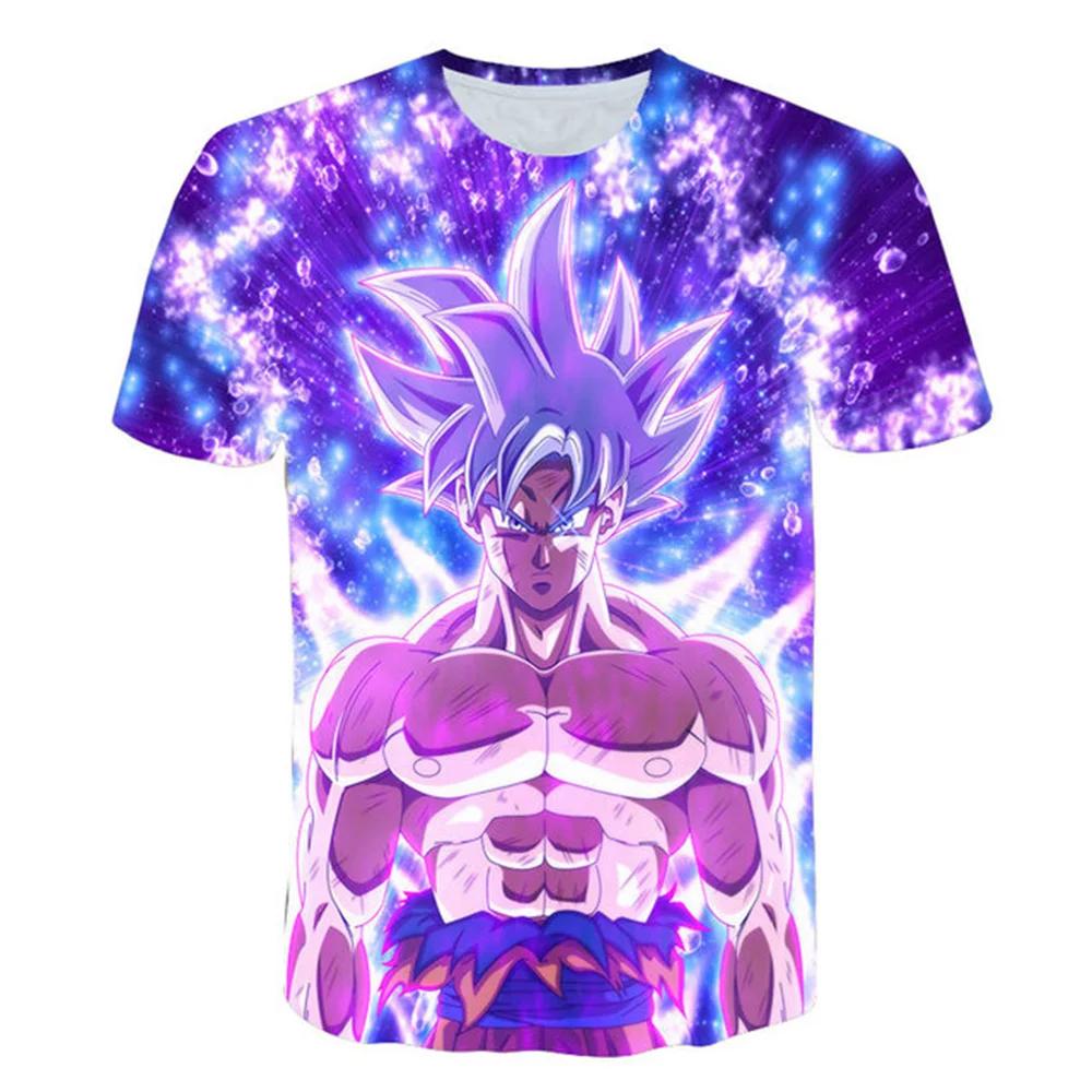 2025 Anime Short Sleeve Gentleman Y2k DragonballsT Shirt Men's Clothing Summer New in Tops and T-shirts Boy Narutos Clothes Tees