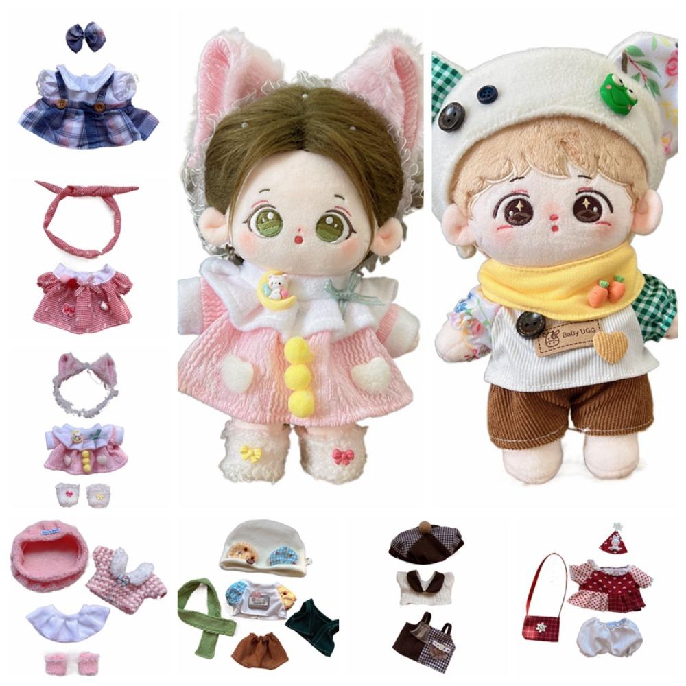 

Doll Clothing Doll Winter Clothes Dress Up Star Doll Clothes 20cm Cotton Doll LOV-16