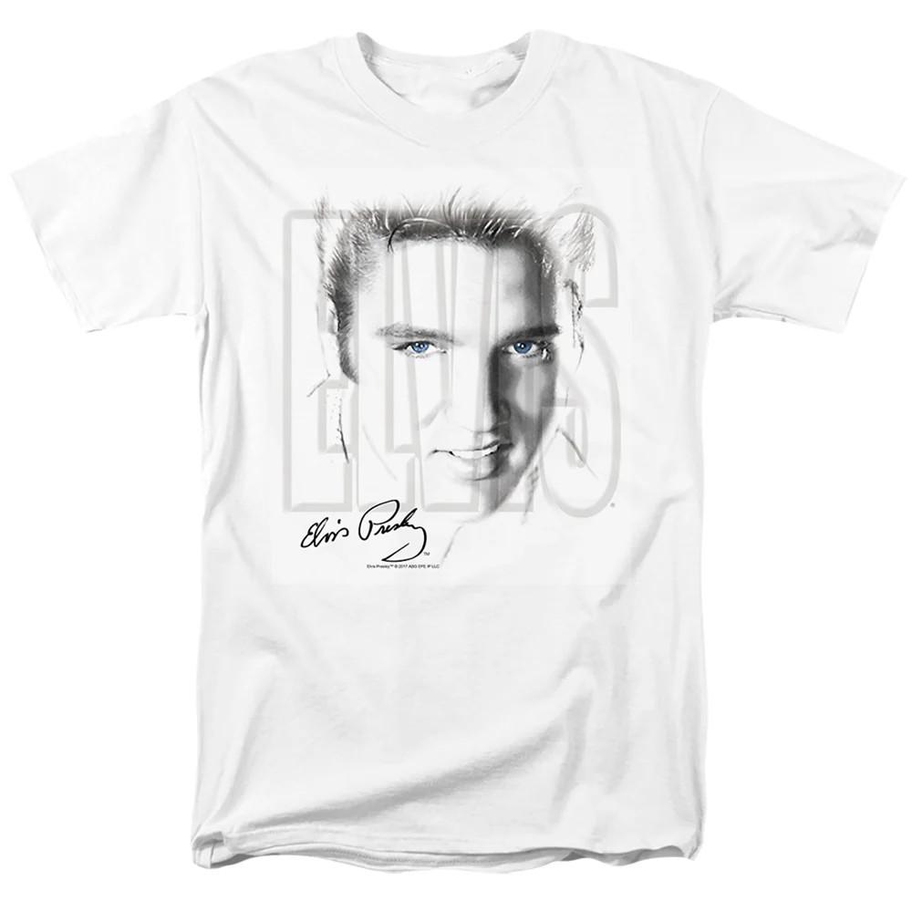 Elvis Presley Blue Eyes Mens T Shirt White