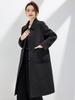 2025 Korean Style Women's Wool Coat - Mid-length, Slimming, Double-faced for Autumn Winter