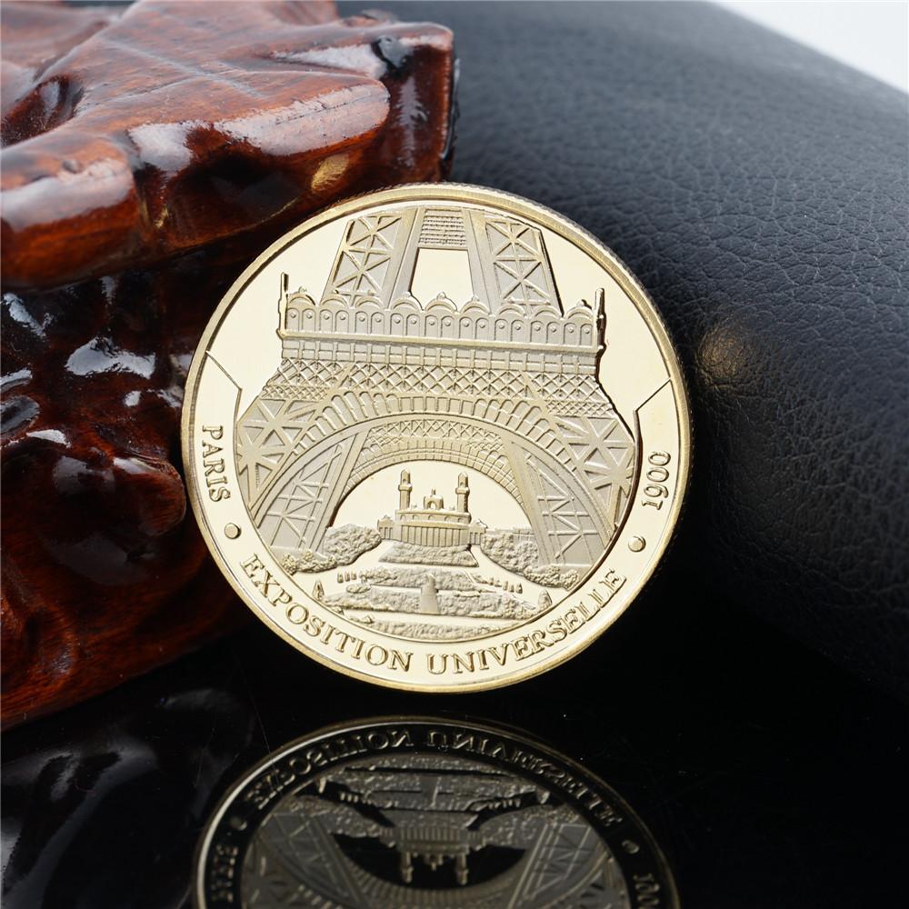 Paris, Frankreich, Eiffelturm, Gedenkmedaillen, Gedenkkultur der Weltausstellung, Münzen, Geschenke