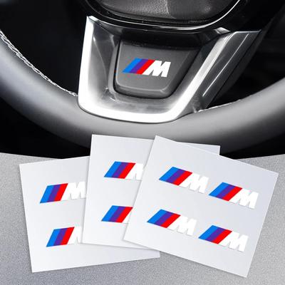 1/2/5/10pcs Car Interior Dekoration Stickers Badges Auto Styling For M X1 X3 X5 X6 X7 E30 E90 M3 E84 E83 F25 E91 E60