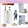 Botas Brancas de PU Vegeta Dragon Ball Z Kai Para Cosplay Halloween e Comic Con