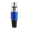20Pcs 3 Pin XLR Female Plug Audio Socket Connector for Stage Studio KTV