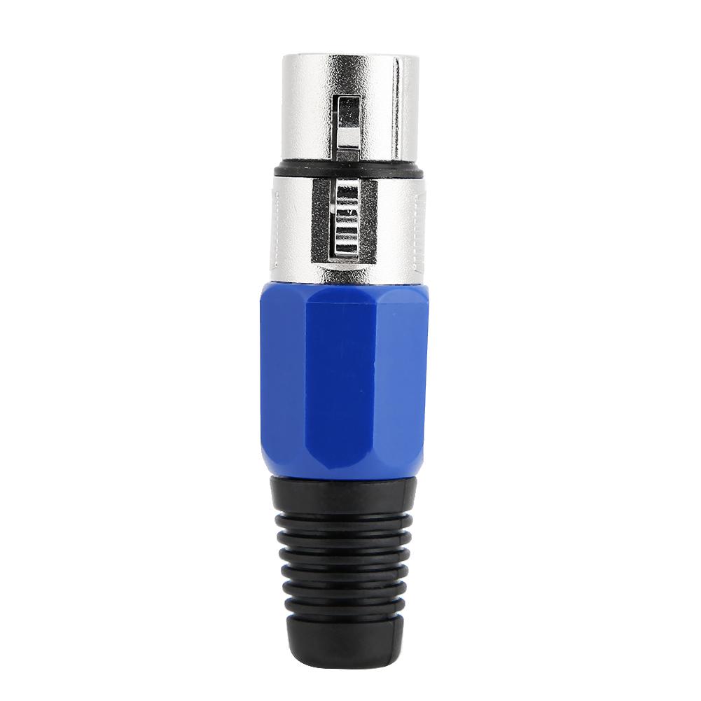 20Pcs 3 Pin XLR Female Plug Audio Socket Connector for Stage Studio KTV