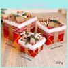 Christmas Gift Box Set With Festive Decorations For Holiday Room Decor