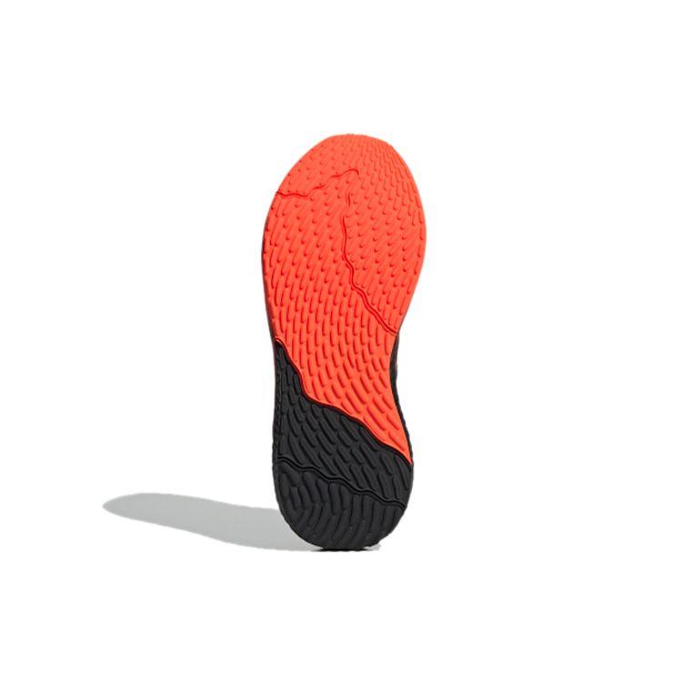 Adidas Alphalava Comfortable Outdoor Sports Breathable Fabric Low-Top Marathon Running Shoes Unisex Running Shoes Black Red H05040