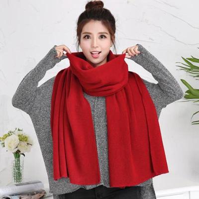 1PC effen dames heren sjaal gebreid unisex dik warm winter lang