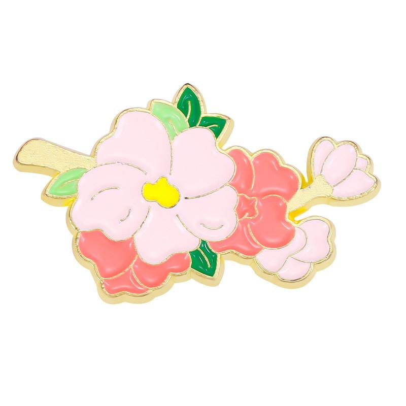 

Flower Hydrangea Elegant And Lily Brooch Multifunctional Plant Pin For Fashion XZ7073