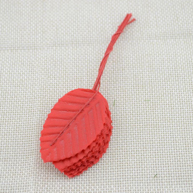 10/50pcs Artificial Silk Simulated plant Rose Leaf Outdoor Garden Wedding Decorative Home Decoration Holiday Party diy gift box