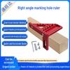 Cross-Border Aluminum Alloy Multi-Functional Woodworking Right Angle Marking Ruler
