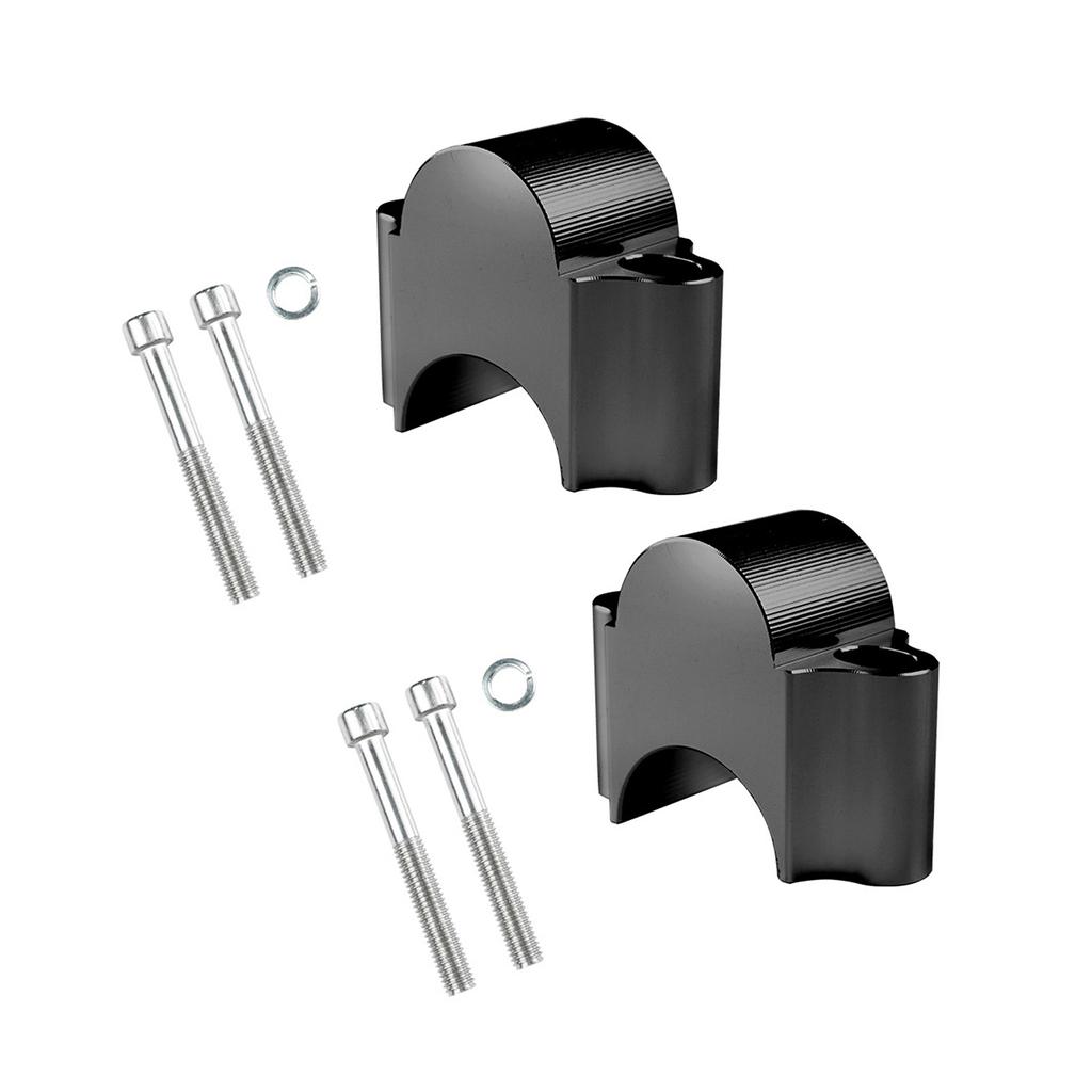 22mm 25mm Motorcycle Handlebar Risers, 2Pcs Universal Handlebar Clamp Stable Durable 25mm/28mm Handlebar Risers
