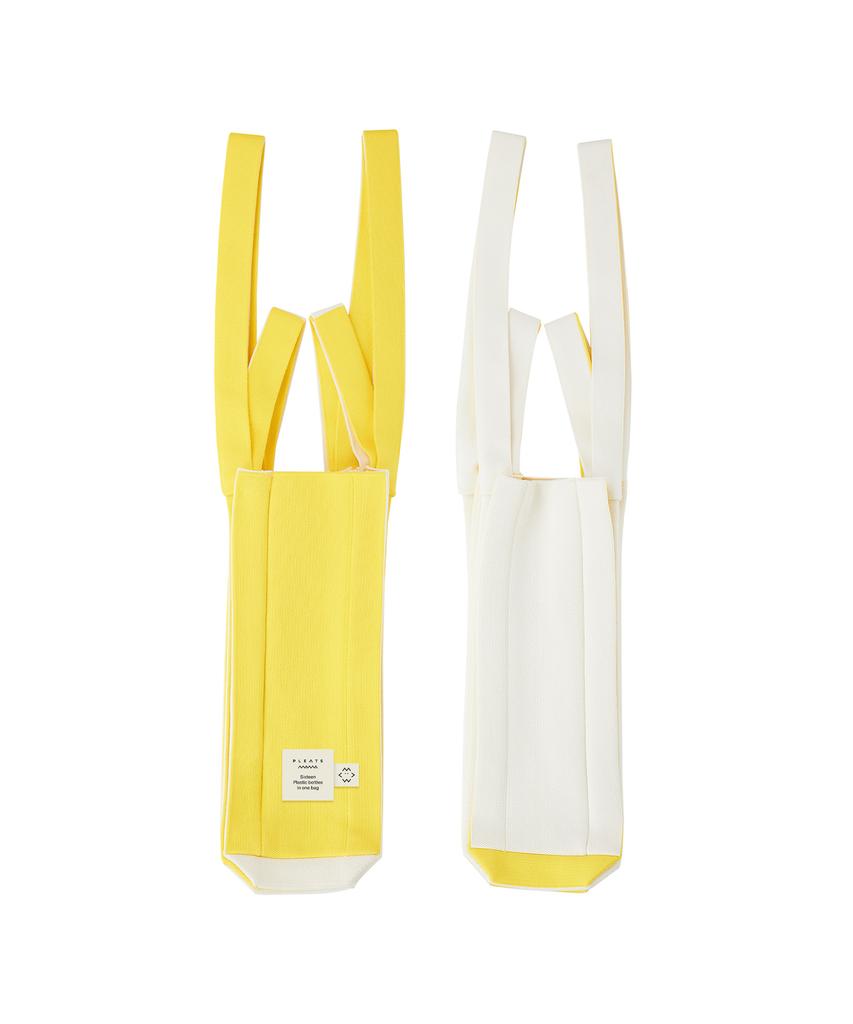 Pleatsmama Two-Way Shopper Bag Yellow Stripe