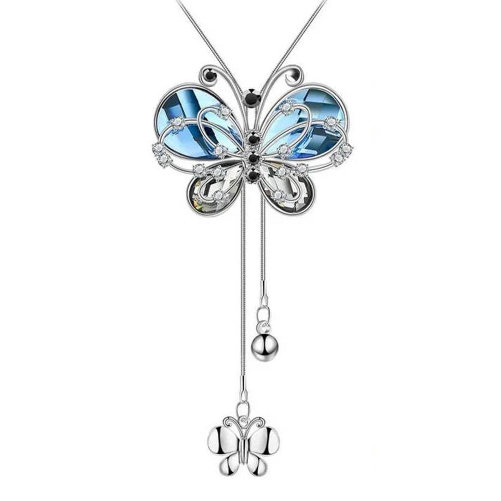 

Универсальная цепочка для свитера, Высококлассное, Легкое роскошное длинное ожерелье, Европейско-американский аксессуар-подвеска для Су Цюдуна. One Size синий