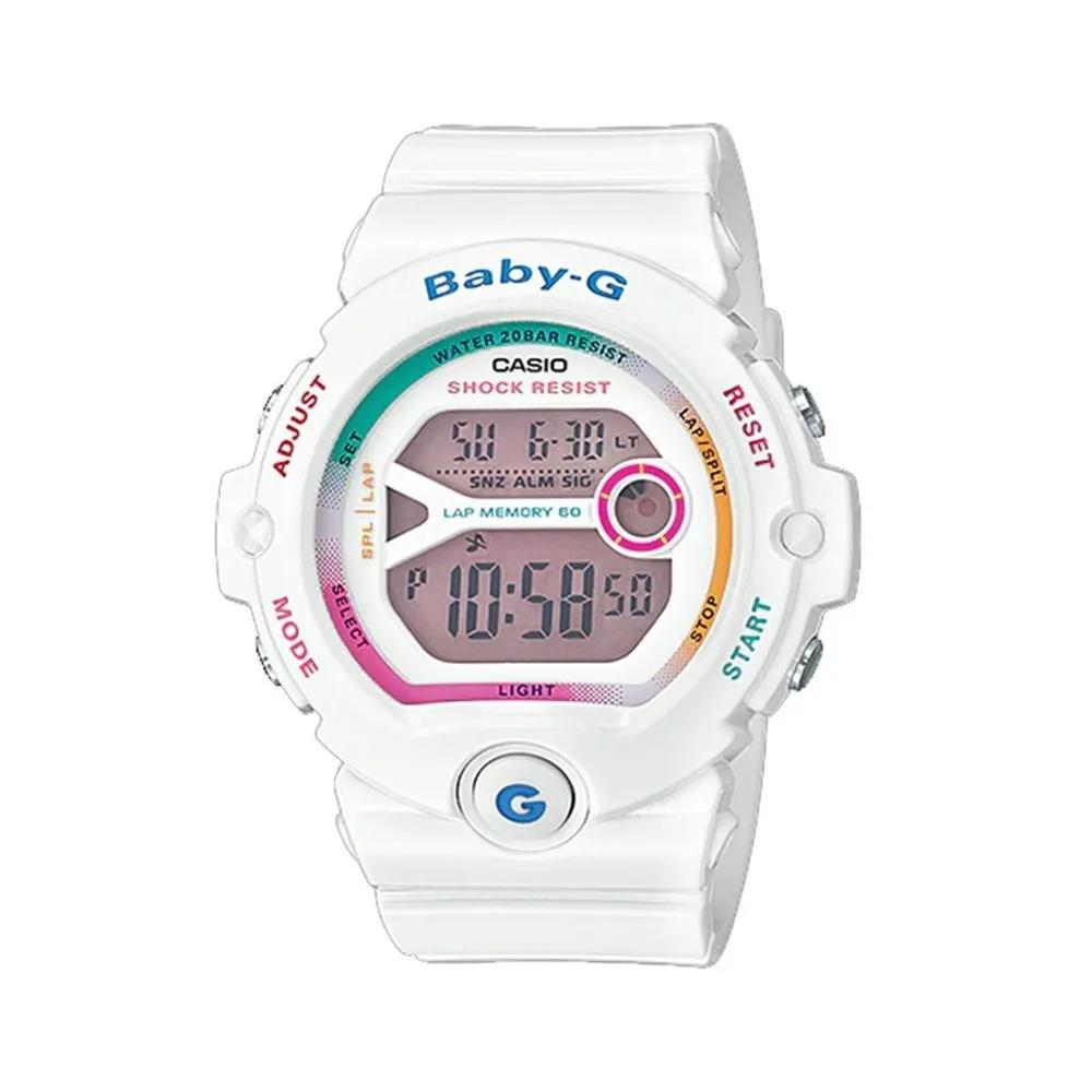 G-SHOCK BABY-G Women s White Resin Sports Watch BG-6903-7