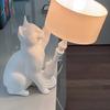 Naughty Cat Table Lamp 3D Printed Cat Tipping Night Light Creative Bedside Light for Living Room Bedroom Home Decor