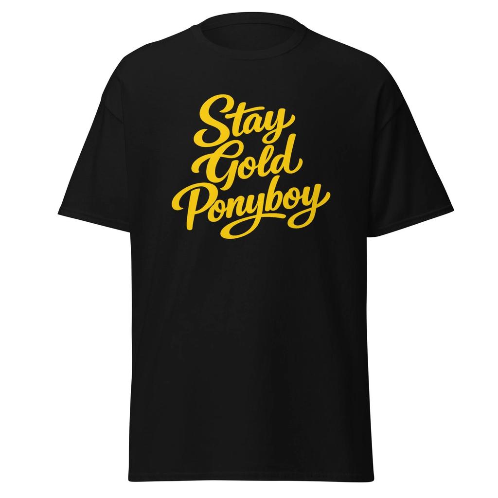 Resta Dorato Ponyboy - T-shirt Unisex del Film Anni '80 The Outsiders