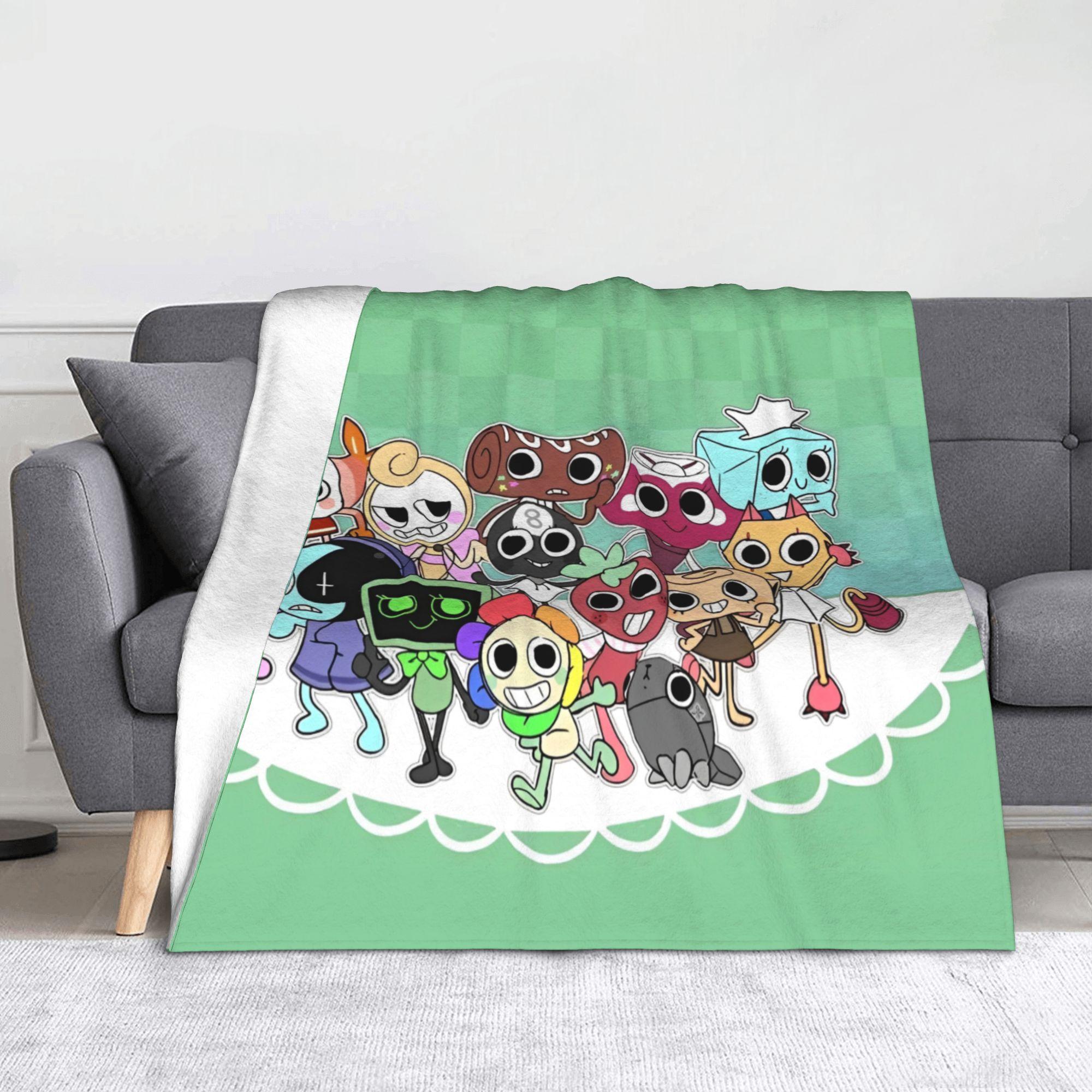 Плед Dandys World Sprouts Флисовый Мультяшный Супер Мягкий Плед для Спальни Дивана Покрывало 30x40in