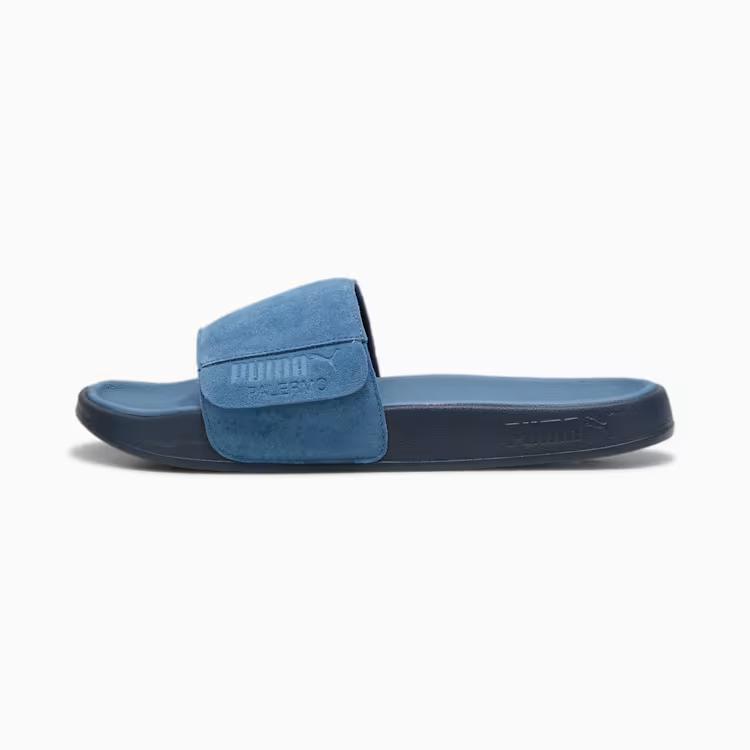 New PUMA Slip Resistant Slide Slippers Unisex Blue 397654-02