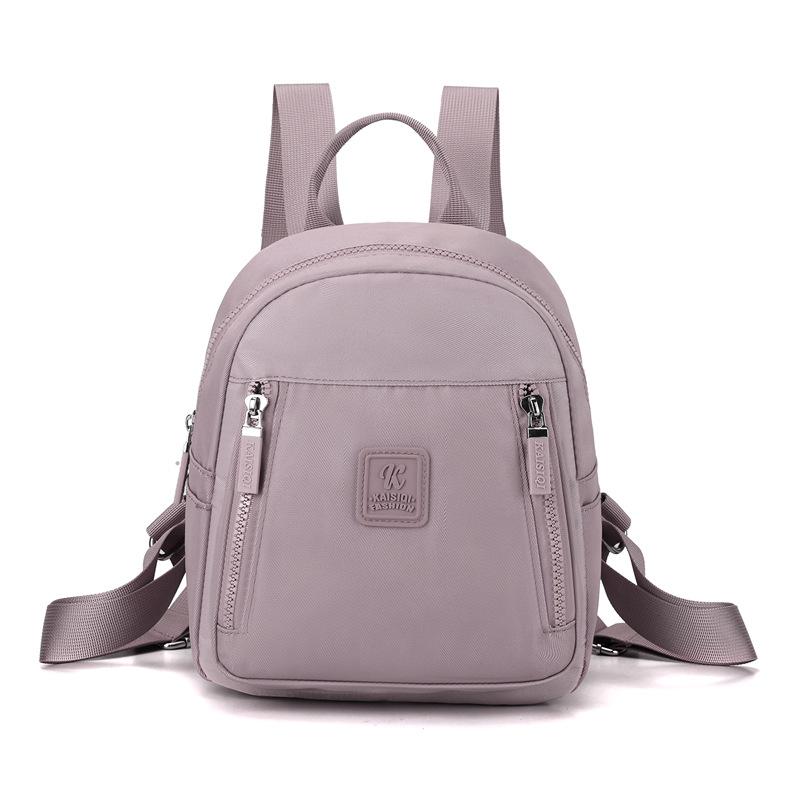 New Nylon Backpack Women's Fashion Casual Shopping Lightweight Backpack Versatile Foreign Style Student Schoolbag Women's Bag