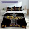 3pcs Custom Name Rock Ozzy Osbourne Bedding Set,Includes 1 Duvet Cover and 2 Pillowcases,All-season Bedroom Decor