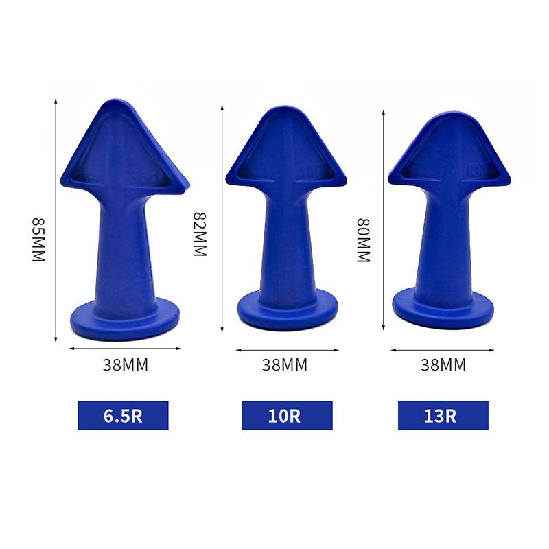 Silicone Scraper Squeegee Glue Remover Knife Caulking Angle Beauty Crack Trowel Tool Grout Scraper Kit With 5Pcs Scraper Head