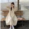 Japanese Sweet Puff Sleeve Dress for Women - Summer Student Style