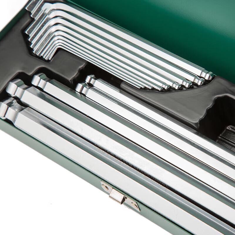 SATA 09141 14-Piece Extended Ball End Hex Key Set