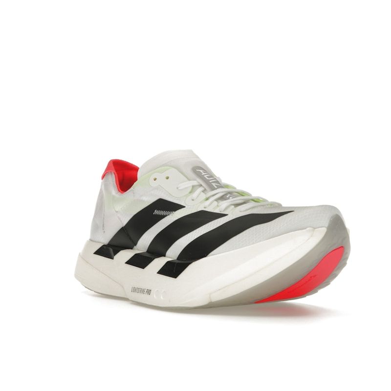 Adidas Adizero Adios Pro 4 White Black Men Sneakers Cloud-White Core-Black Silver-Metallic JR1094