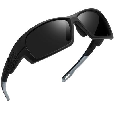 Joopin Sports Sunglasses Polarized UV400 Driving Fishing Cycling Hiking Baseball Golf Ultralight Sand Black Women's