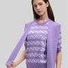 New FILA Knitwear Women's Jumping Purple F11W434407FPU