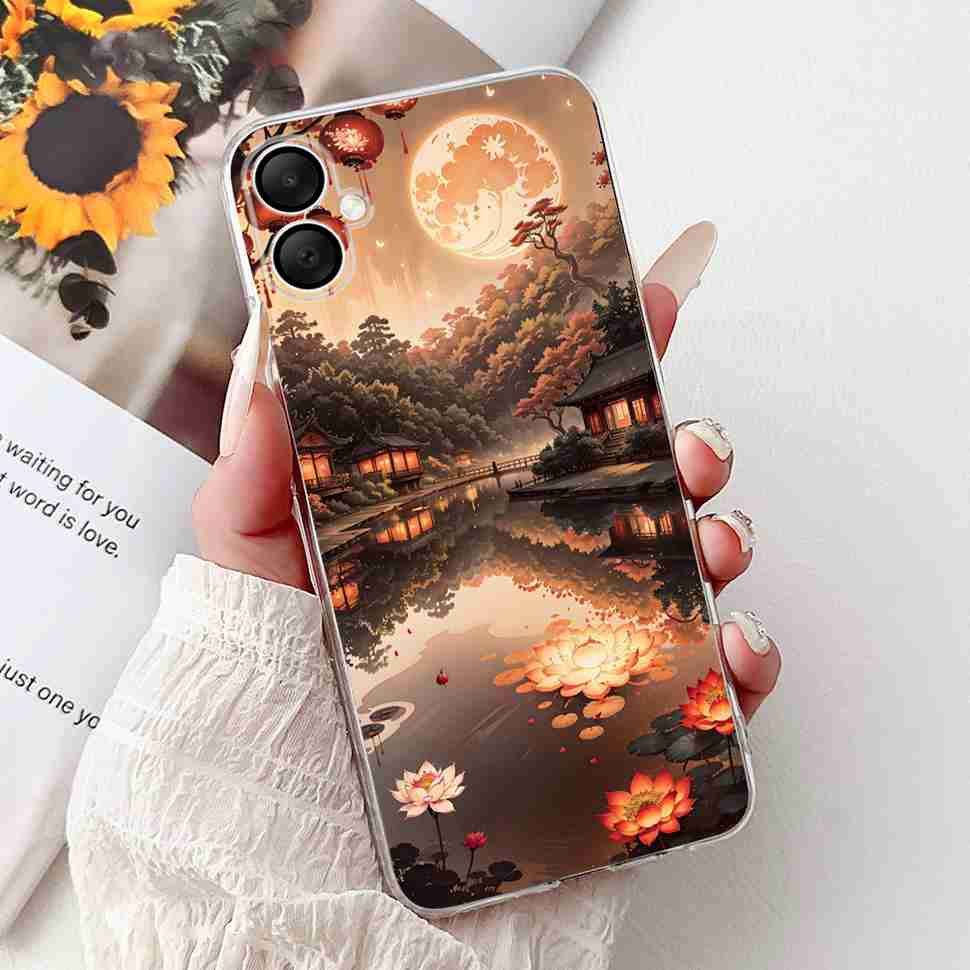 For Samsung Galaxy A06 Case A065F A065M Fashion Girls Flowers Soft Silicone Back Cover For Samsung A06 A05 SamsungA05 Case