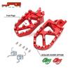 CNC Aluminum Alloy Extended Footrest for CR/CRF/125/250/500/230/450R Off-Road Motorcycles