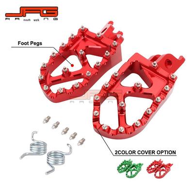 CNC Aluminum Alloy Extended Footrest for CR/CRF/125/250/500/230/450R Off-Road Motorcycles