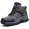 Warm Waterproof High-Top Hiking Shoes - Non-Slip, Wear-Resistant for Autumn/Winter