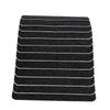 12PCS Stair Anti Slip Tape 15cm X 61cm Pre Cut PVC Non Skid Tread 60 Grit for Concrete Metal Tile Black
