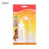 Cat Bottles For Kittens 50ml Kitten Feeder Baby Dog Milk Bottle Water Feeder With Cleaning Brush For Outdoor Travel Camping