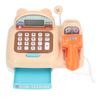 Children Play Cash Register Toy Fun Supermarket Checkout Toy with Microphone Sounds for Boys Girls Toddlers
