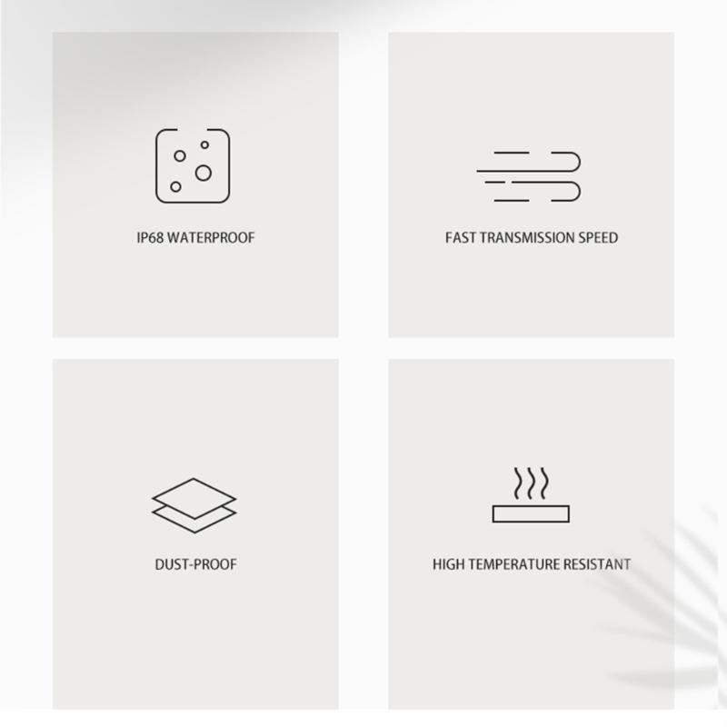 IP68 Waterproof RJ45 Cable Connectors for Outdoor Use Supports Cat6A Ethernet Devices and Fast Speed Networking