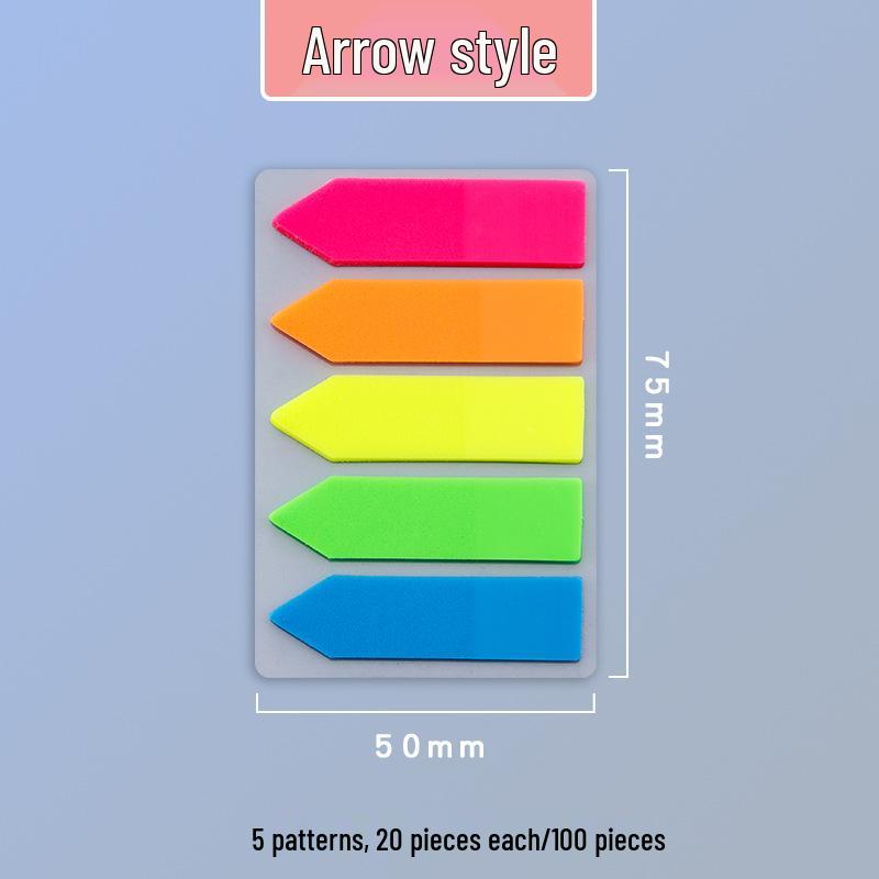 Translucent Sticky Notes & Writable Index Tabs for Students - Highlight & Marking Stickers, Creative Stationery.