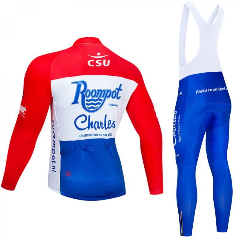 Long Sleeve Suit Men's Bib Pants Mountain Bike Cycling Clothes Direct Sales Off-road