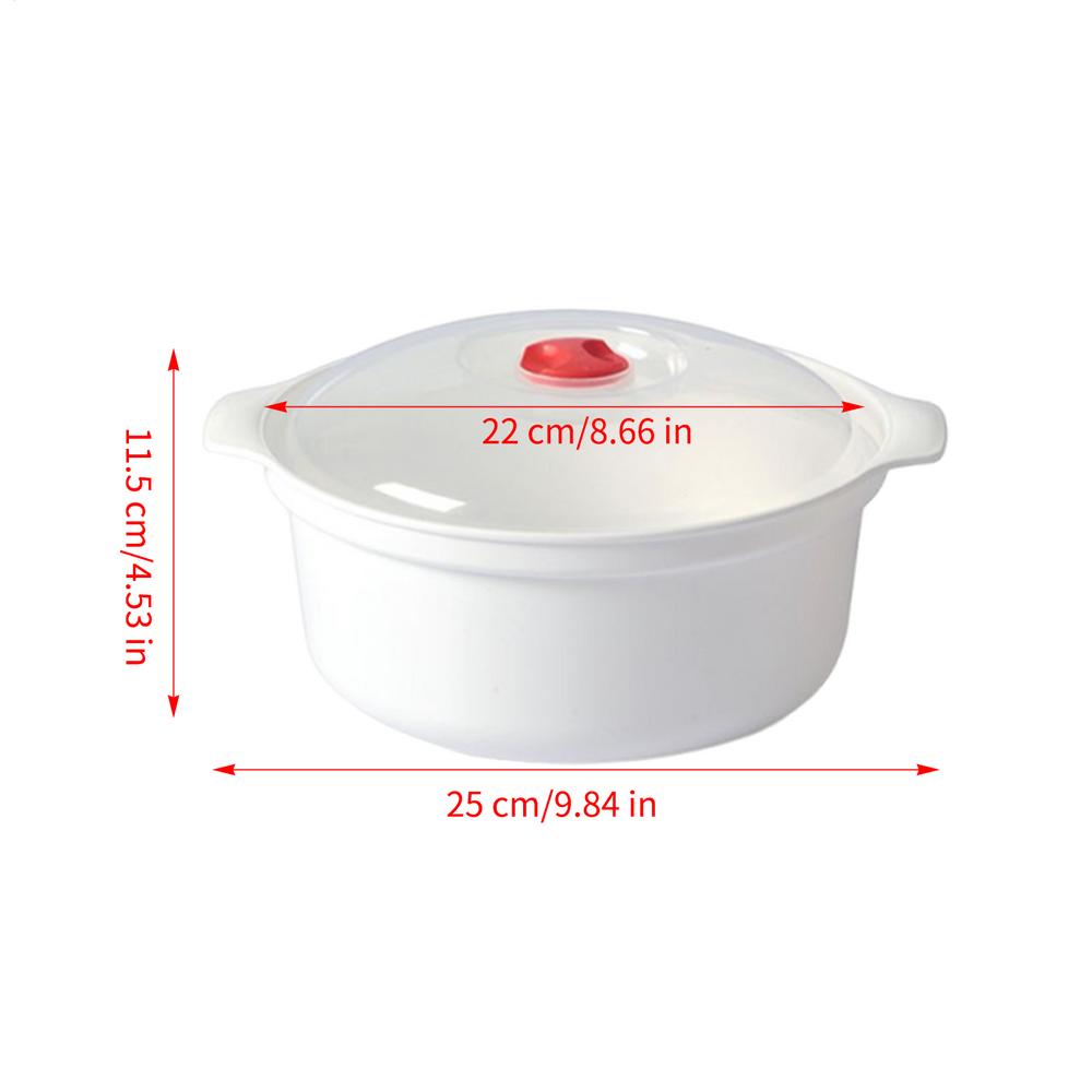 

Microwave Oven Special Box Heated Soup Pot Rice Steamed Hot Steamed Buns With Lid Steamer Food Grade Kitchen Gadgets Tool