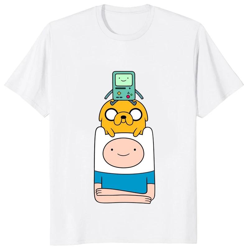 Hot Sale Adventure Time Printed Cartoon Man T-shirt Loose... XXXL