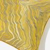 Yellow Wave Pattern Throw Pillow Cover - Modern Luxury for Sofa or Bed