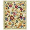 Vintage Floral Print Pattern Living Room Carpet Foldable Machine Washable Sofa Coffee Table Non-slip Floor Mat Bedroom Soft Rug