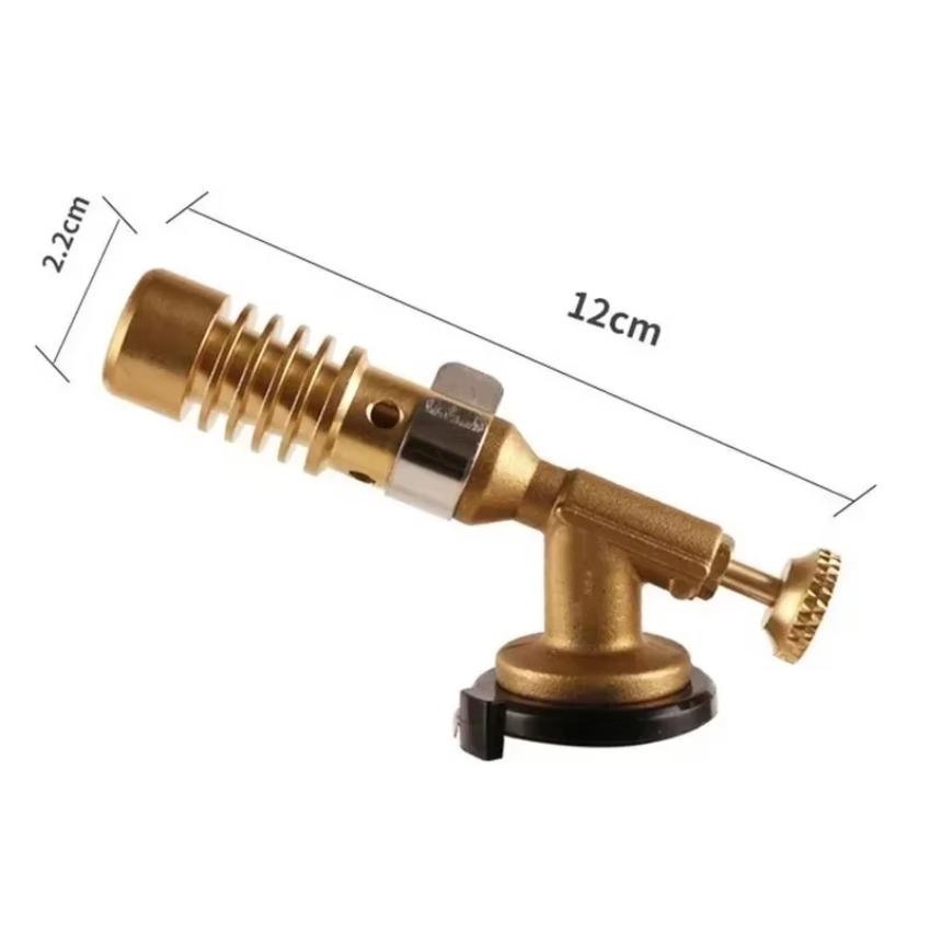 1 Pcs Gas Turbo Torch Flame Gun Flame Copper Lighter BBQ High Temperature Solder Brass Blowtorch Propane Butane Welding Torch