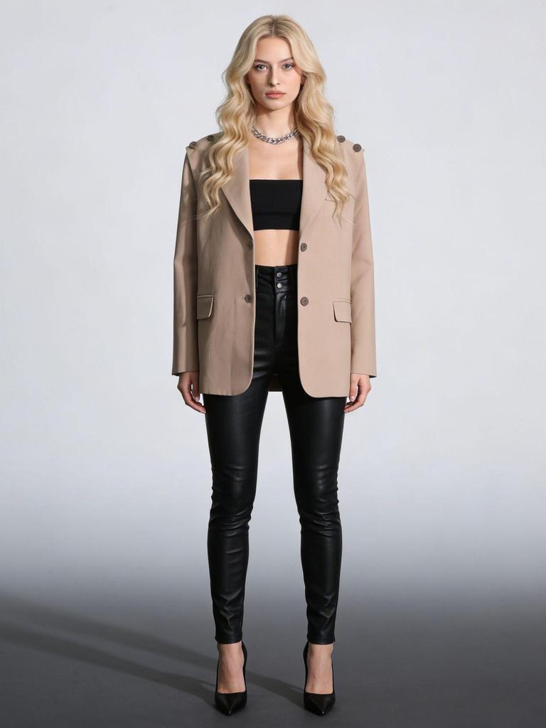 2026 Spring Women's Irregular Design Suit Jacket - European & American Commuting Style