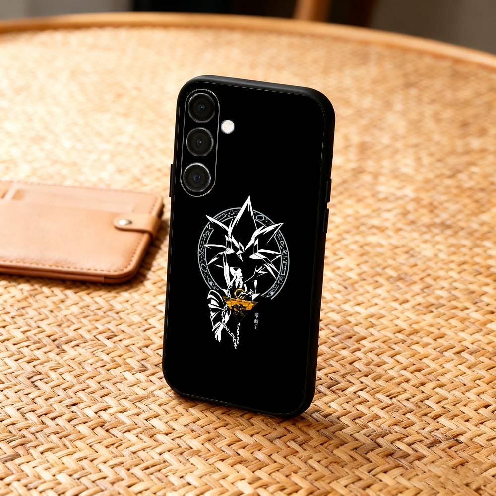 Yu-Gi-Oh Anime Phone Case For Samsung A73,72,71,53,52,51,22,91,80, Soft Black Cover