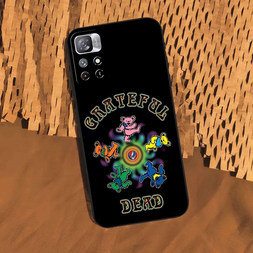 

Grateful Dead Bance Bear Phone Case for Xiaomi 15 14 13 12 Mi 11 ultra Pro Lite Black Soft Silicone Cover Xiaomi 13 Pro