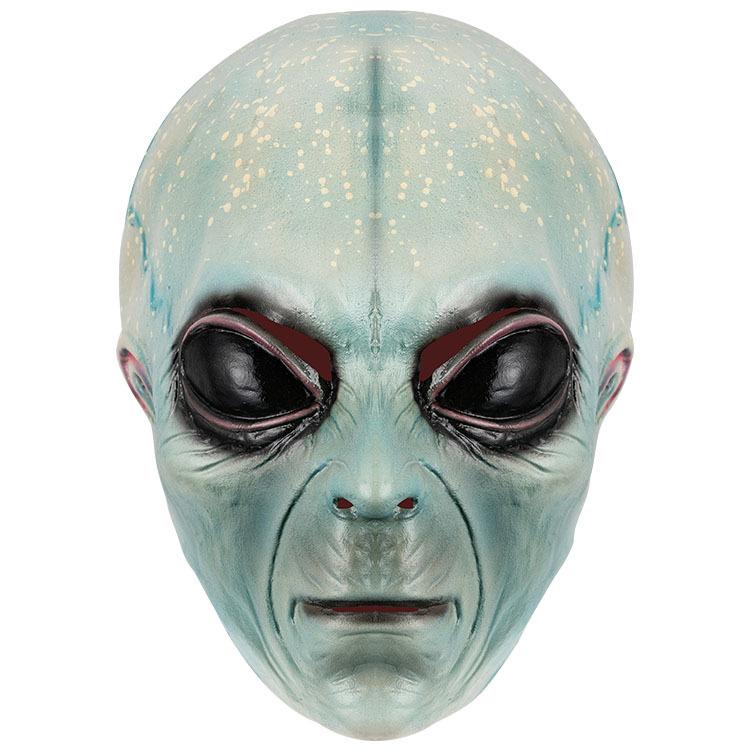 Best-selling alien headgear Halloween decorative mask made of latex material COS Bar Escape Room 40514